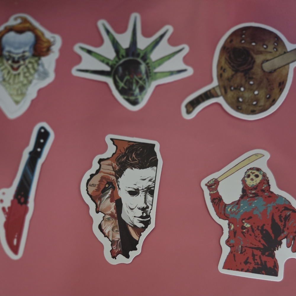 Horror Themed Sticker Set - Picture 2 of 2